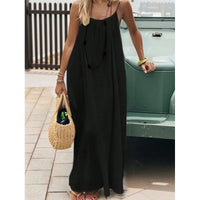 Strapless Backless Long Loose Home Dress