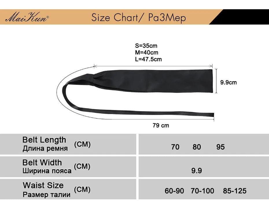 Boho Belt for Women Bowknot Faux Leather Wrap