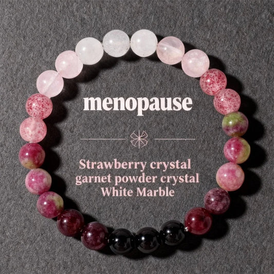 Menopause Stone Beaded Bangle Womne