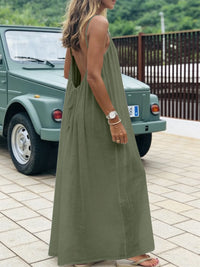 Strapless Backless Long Loose Home Dress