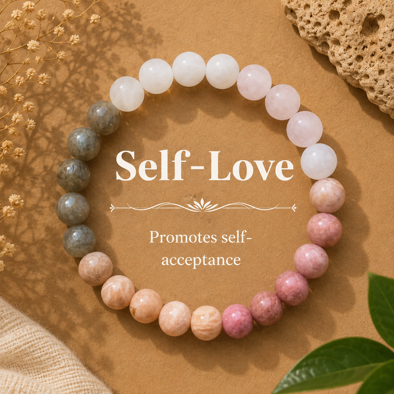 Natural Healing Crystal Bracelet – Choose Your Energy | Protection, Love, Health & More