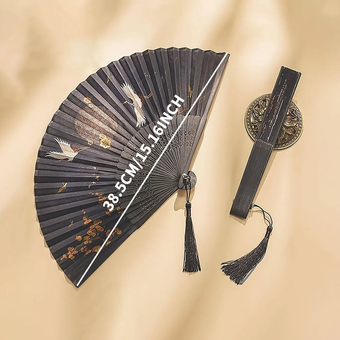 Folding Bamboo Fan Ancient
